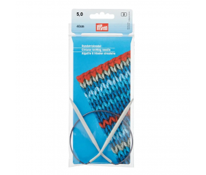 Andrele circulare aluminiu, 40 cm - 5,00 mm - Prym 211290